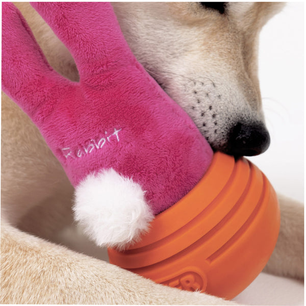 Joyser Woball Rabbit for Dogs (Pink/Orange)