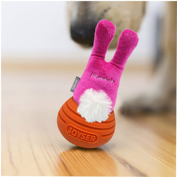 Joyser Woball Rabbit for Dogs (Pink/Orange)