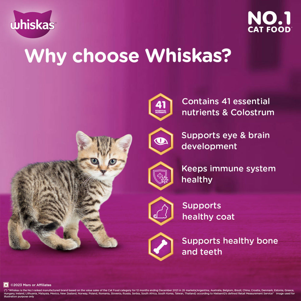 Whiskas Ocean Fish Kitten/Mother and Baby Cat Dry Food