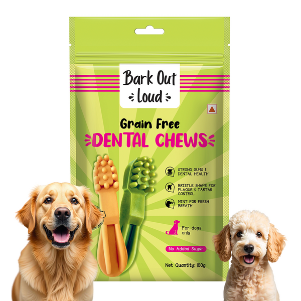 Bark Out Loud by Vivaldis Grain Free Chicken Dental Chews Dog Treats