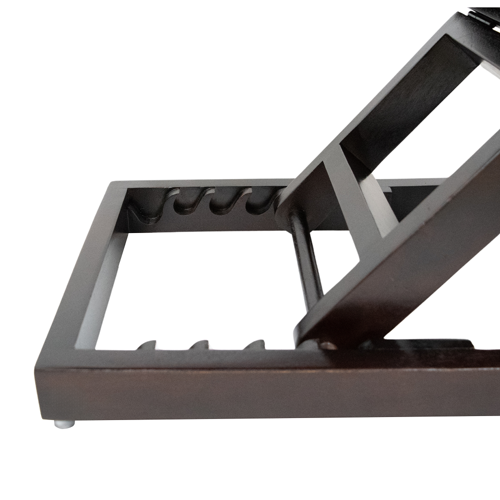 FurryLiving Wooden Ramp with Safety Rails for Dogs and Cats (Dark Brown) Both-Furniture FurryLiving Dropship