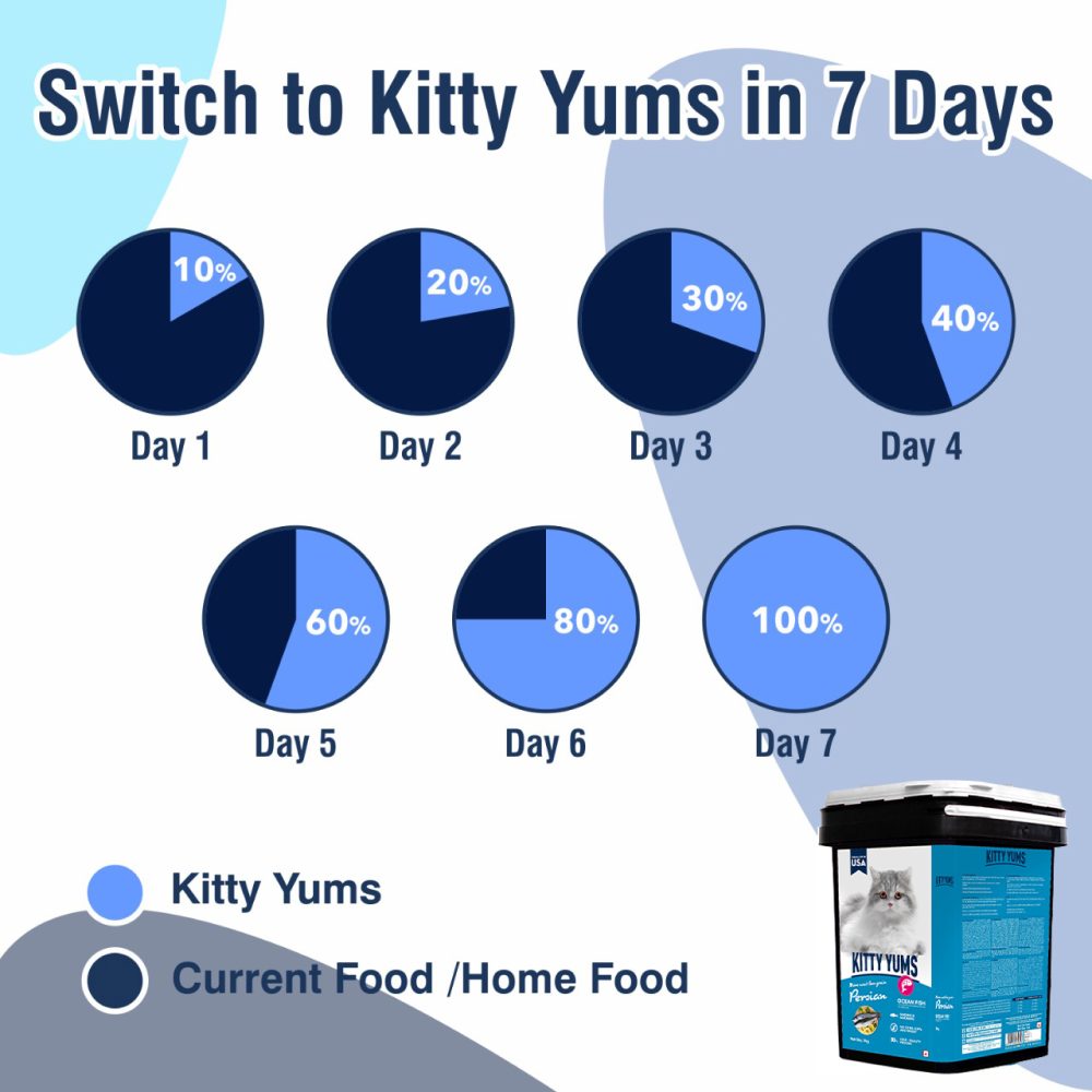 Kitty Yums Ocean Fish Persian Cat Dry Food