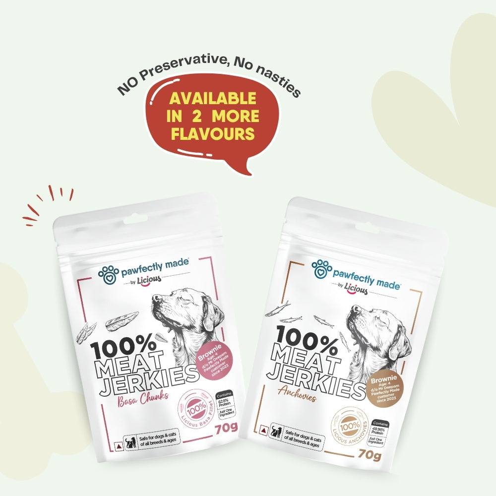 Pawfectly Made By Licious Dehydrated Chicken Tender Jerky Dog Treat Dog Treats + Others Pawfectly Made By Licious