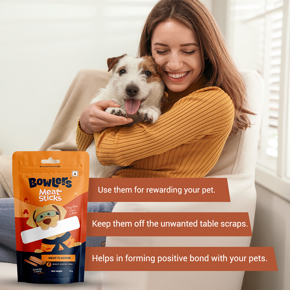 Bowlers Meat Sticks Dog Treats Dog Treats + Others Bowlers