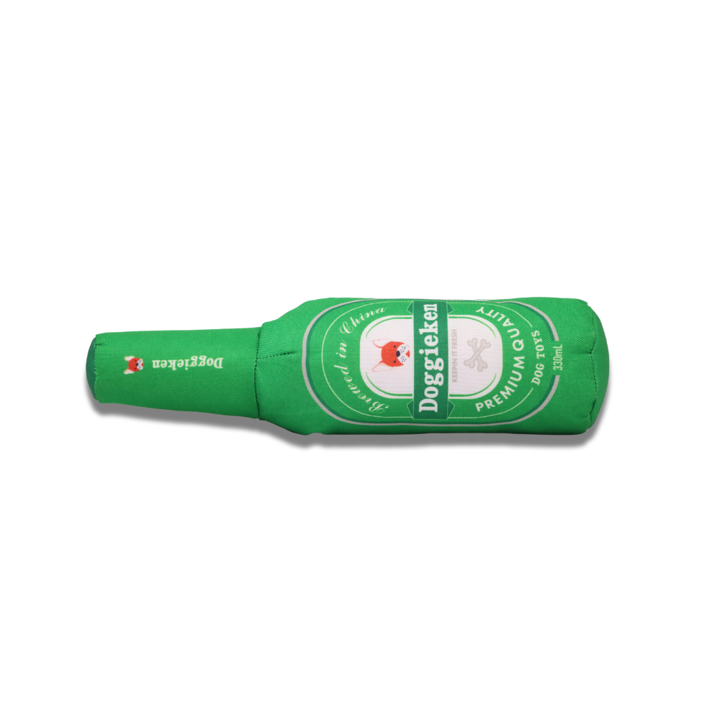 Skatrs Crackling Bottle Chew Toy for Dogs and Cats (Green) Both-Toys Skatrs