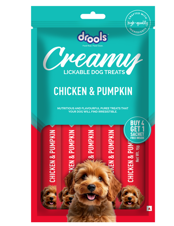 Drools Chicken & Pumpkin Creamy Dog Treats