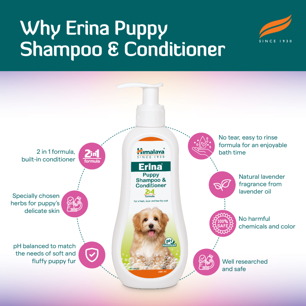 Himalaya Erina Shampoo & Conditioner for Puppies