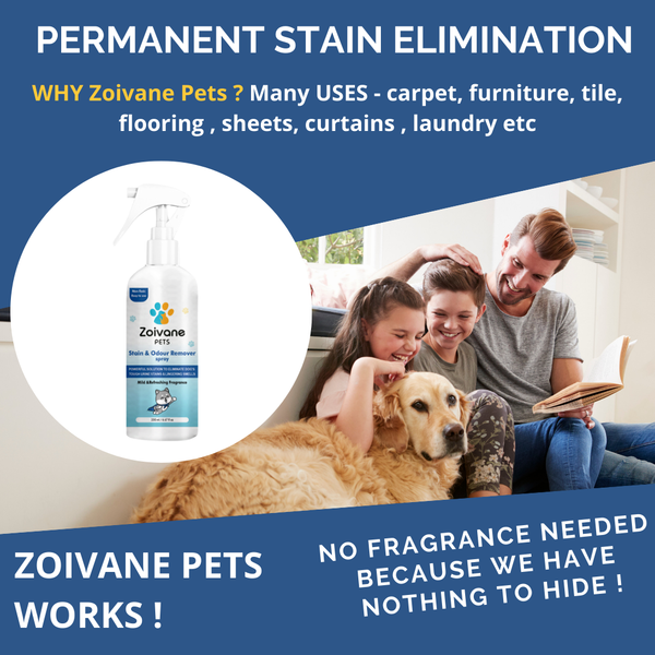 Zoivane Stain and Odour Eliminator for Dogs and Cats