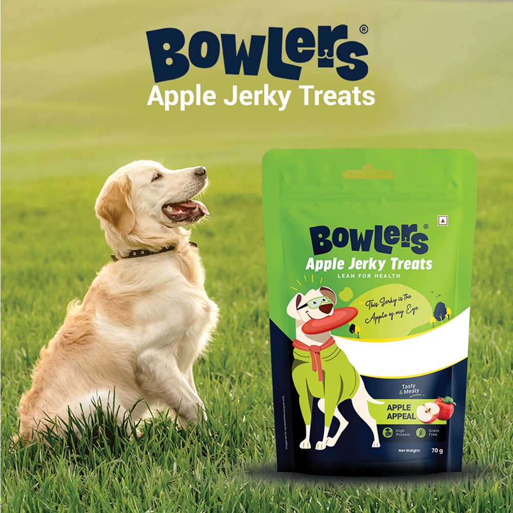 Bowlers Apple Jerky Dog Treats Dog Treats + Others Bowlers