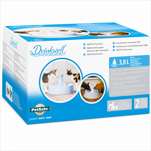 PetSafe Drinkwell 360 Pet Fountain for Dogs and Cats