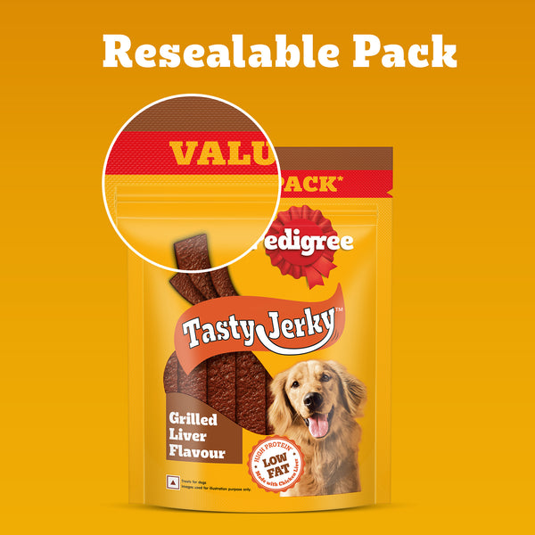 Pedigree Grilled Liver Tasty Jerky Dog Treat