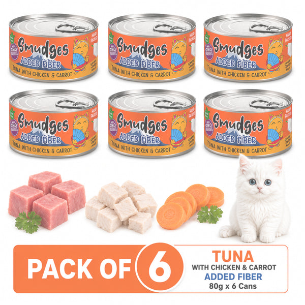 Smudges Tuna Flakes with Chicken and Carrot in Gravy Adult Cat Wet Food