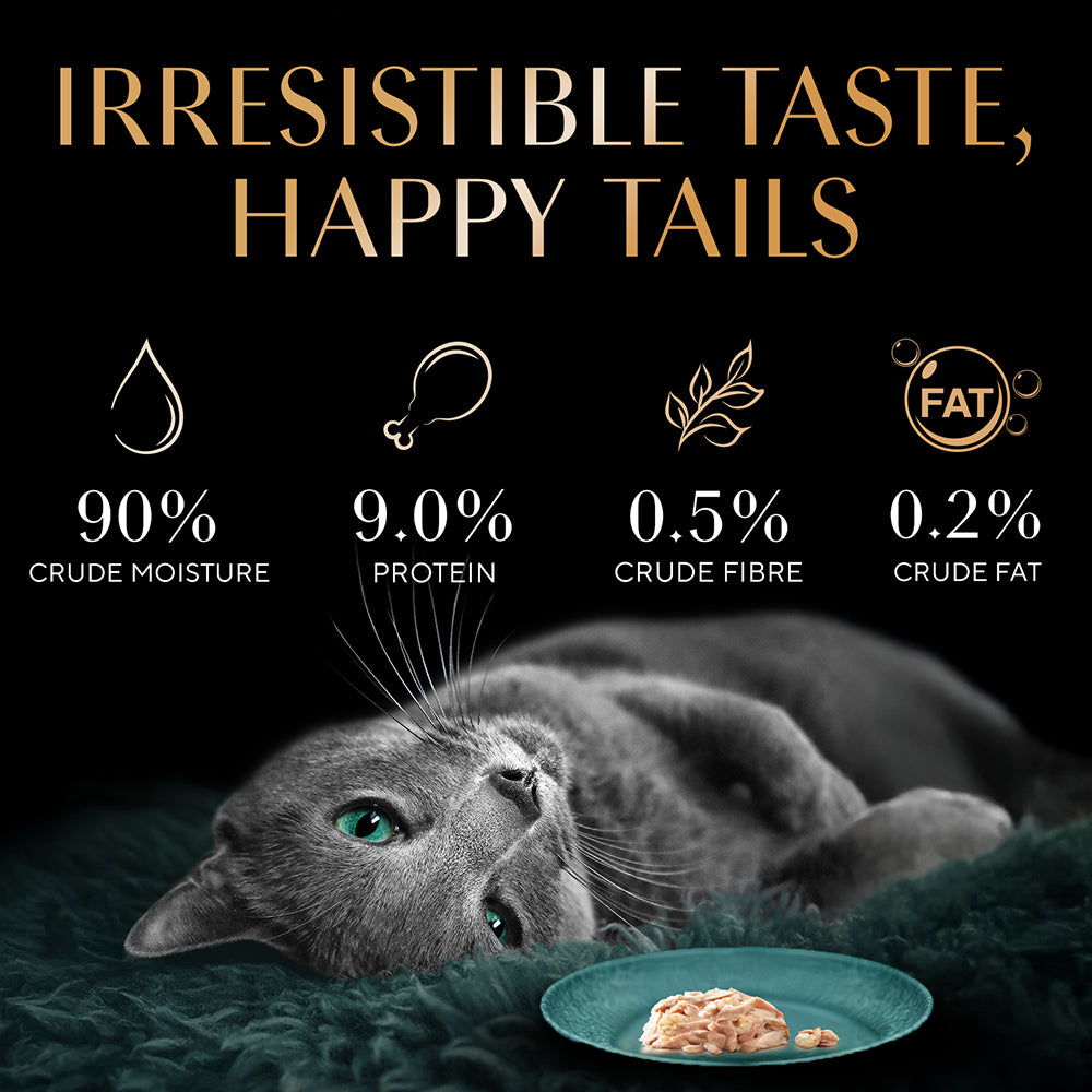 Sheba Tuna Fillet & Whole Prawns in Gravy Premium Cat Wet Food Cats-Wet Food Sheba