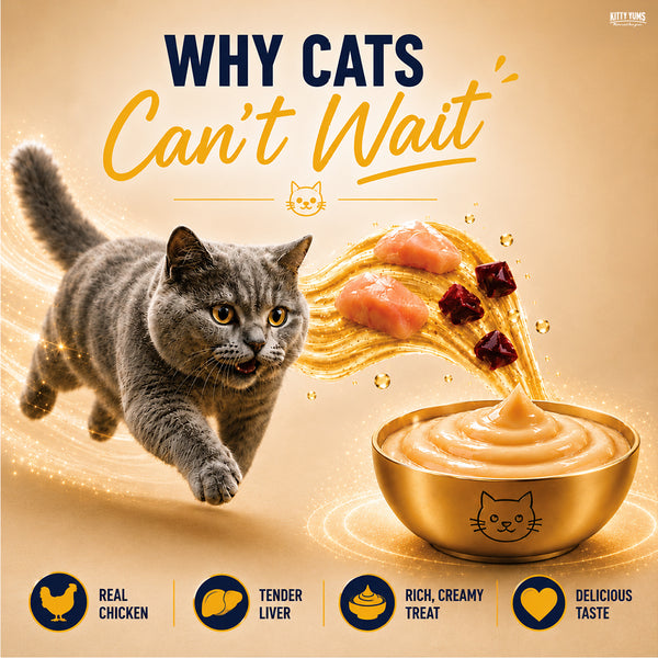 Kitty Yums Salmon & Skipjack Creamy Cat Treats