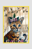 EverythingBoho The Boho Cat Wall Art (Yellow) Pet Parent-Gifting & Merch EverythingBoho Dropship A3 Frame poster