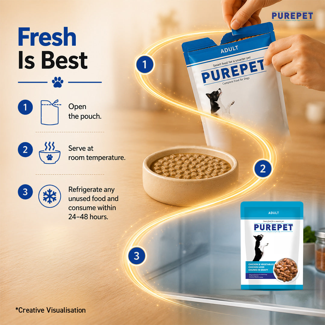 Purepet Chicken & Vegetable Chunks in Gravy Adult Dog Wet Food Dogs-Wet Food Purepet