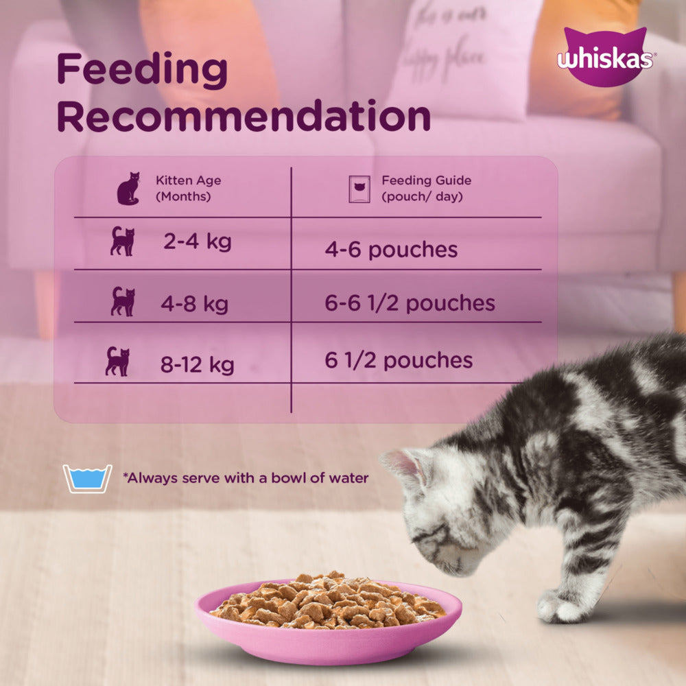 Whiskas Tasty Mix Chicken Tuna with Sweet Potato Kitten Cat Wet Food