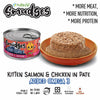 Smudges Salmon Pate Mixed with Shredded Chicken Kitten Wet Food Cats-Wet Food Smudges