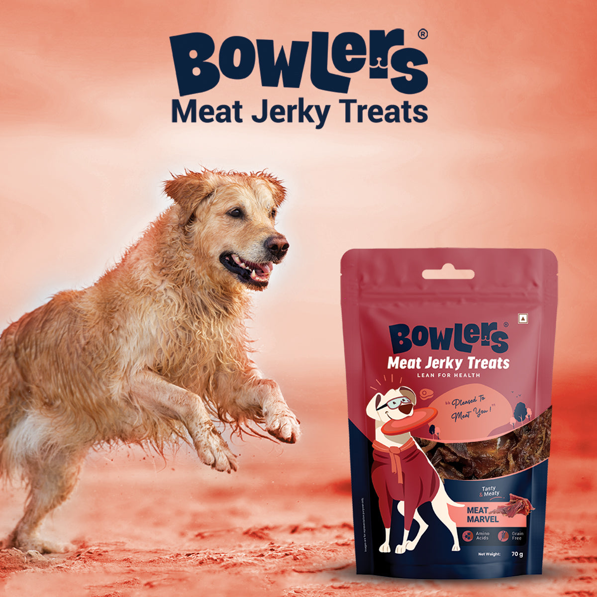 Bowlers Meat Jerky Dog Treats Sample Bowlers