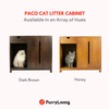 FurryLiving Paco Litter Cabinet for Cats (Dark Brown) Cats-Furniture FurryLiving Dropship