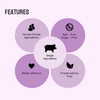 Floof & Co Pork Chew, Bacon Cheese, Chicken Cheese, Roasted Lamb and Smoked Lamb Dog Treats Combo Dog Treats + Others Floof & Co