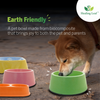 Healing Leaf Eco Friendly Cartoon Bamboo Bowl for Dogs and Cats (Yellow) Both-Bowls & Feeders Healing Leaf