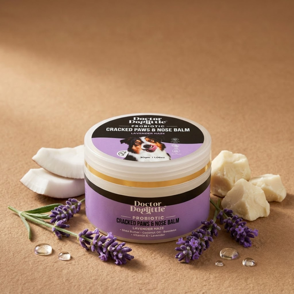 Doctor Doglittle Probiotic Cracked Paws and Nose Balm with Shea Butter for Dogs