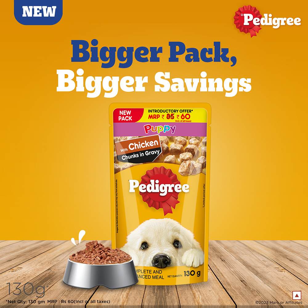 Pedigree soft puppy outlet food