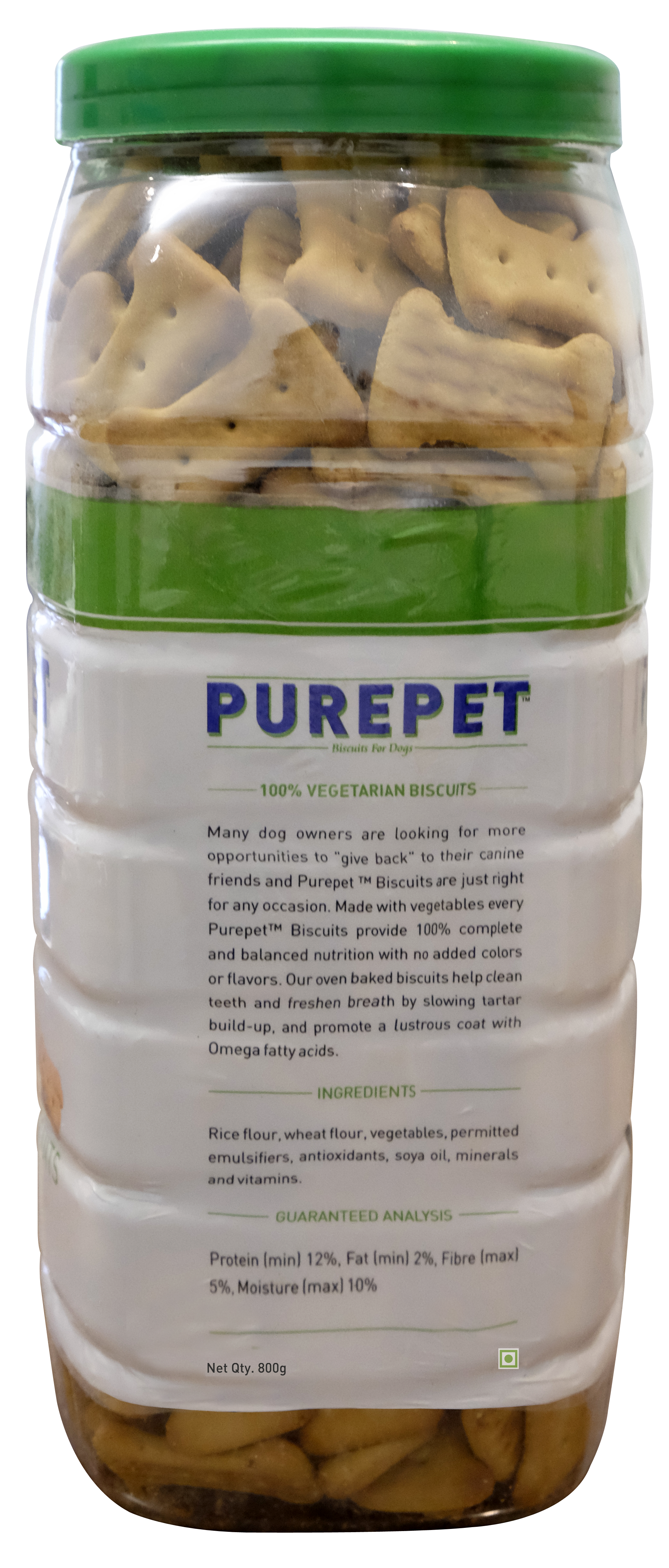Purepet 100% Vegeterian Biscuit Dog Treats Dog Treats + Others Purepet