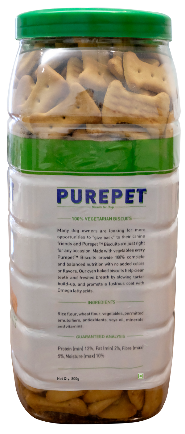 Purepet 100% Vegeterian Biscuit Dog Treats