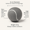 Talking Dog Club Tennis Ball Toy for Dogs (Grey) Dogs-Toys Talking Dog Club Dropship