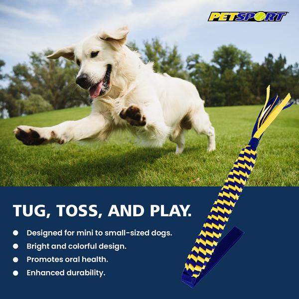 Petsport Twisted Chew Spring Tug Toy for Dogs