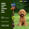 Petsport Kaleidoscope Rope Tug Ball for Dogs Dogs-Toys Petsport