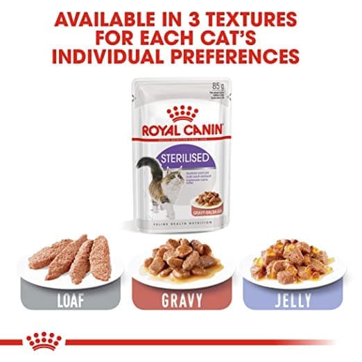 Royal Canin Instinctive and Sterilised/Neutered Gravy Adult Cat Wet Food Combo
