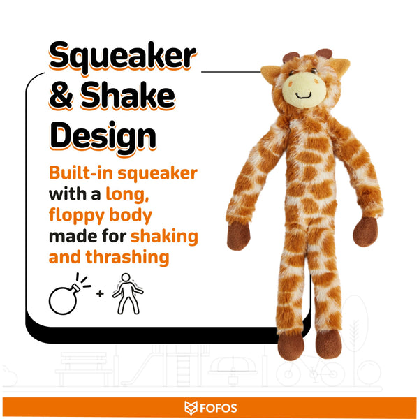 Fofos Elephant and Giraffe Rope Tug Toy for Dogs