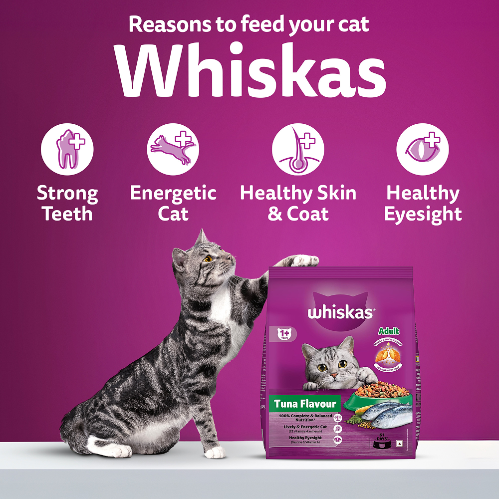 Whiskas Tuna Flavour Adult Cat Dry Food Cats- Dry food Whiskas