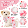 KUTKUT Cute Floral Pattern with Lovely Bow Dress for Small Dogs & Cats Both-Clothing & Accessories KUTKUT Dropship