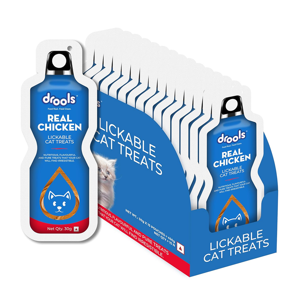 Drools Real Chicken Creamy Lickable Cat Treats Cats-Treats & Others Drools