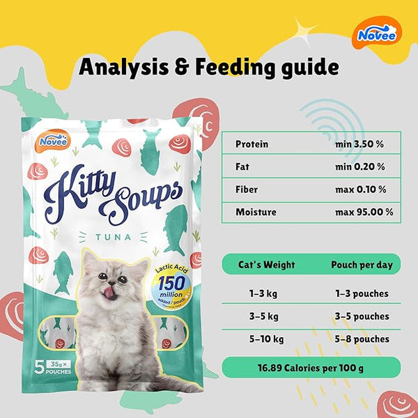 Novee Kitty Tuna Soup Cat Treats