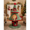 Furrlovers Christmas Tree Multi Level Cat Tower with Condo Hideouts & Scratching Posts(Green) Cats-Toys Furrlovers Dropship