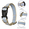 Glucklich Denim Adjustable Collar for Dogs (Light Blue)