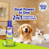 Mankind BubbleStar Neem & Aloe Vera Fresh 2 in 1 Waterless Shampoo for Dogs & Cats Both-Grooming Supplies Petstar