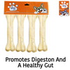 More Bites Pressed Chicken Chew Bones Dog Treat (4inches)