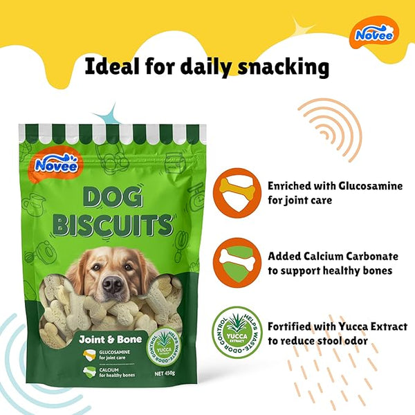 Novee Joint and Bone Support Biscuit Dog Treats
