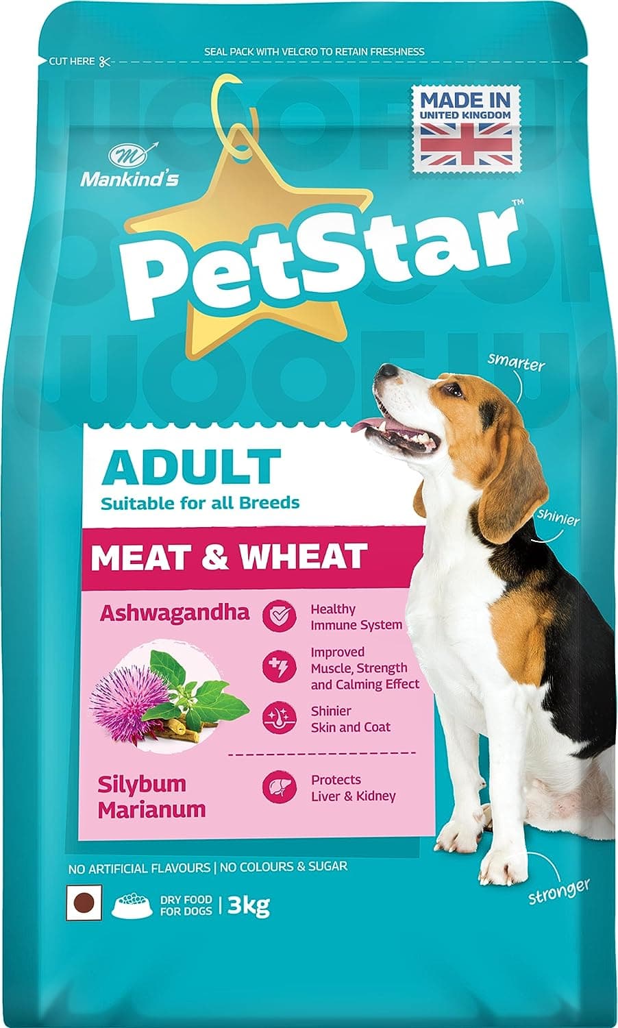 Mankind Petstar Meat and Wheat Adult Dog Dry Food (Buy 1 Get 1 Free)