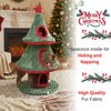 Furrlovers Christmas Tree Multi Level Cat Tower with Condo Hideouts & Scratching Posts(Green) Cats-Toys Furrlovers Dropship 24x46in