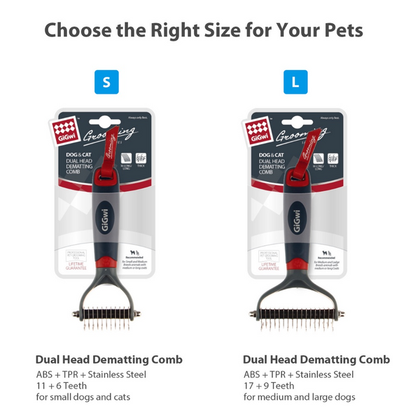 GiGwi Dual Head Dematting Comb for Dogs and Cats