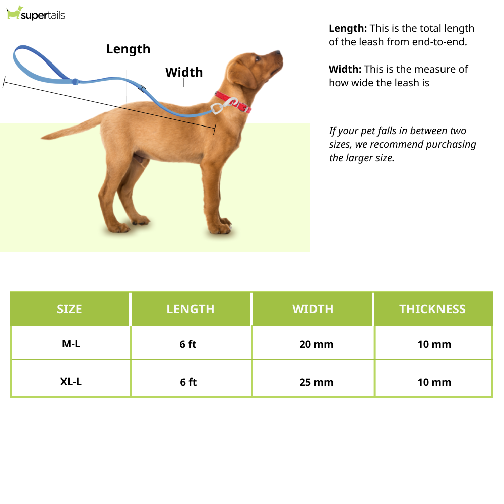 Trixie Softline Elegance Adjustable Leash for Dogs (Ocean/Petrol)