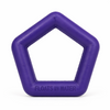 Talking Dog Club Sturdy Hexagon Floater Chew Toy for Dogs (Purple) Dogs-Toys Talking Dog Club Dropship 5.6in