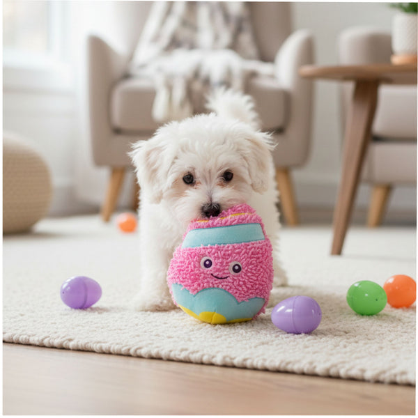 Fofos Easter Egg Noodle Plush Toy for Dogs